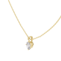 #CNP01 Oval Mono Solitaire Necklaces & Pendants