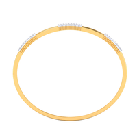 #B40 Triple-Row Interlace Diamond Bracelet