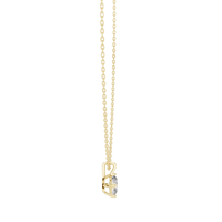 #CNP01 Oval Mono Solitaire Necklaces & Pendants