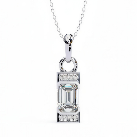 #CNP04 Micro-Prong Diamond Necklaces