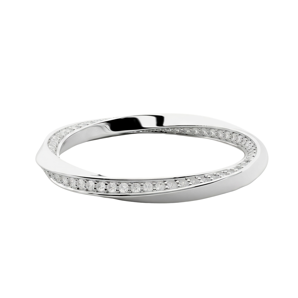 #CR11 Twist Eternity Diamond Ring