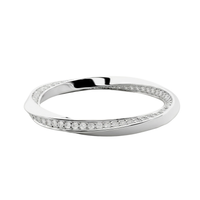 #CR11 Twist Eternity Diamond Ring