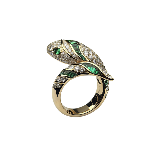 Emerald Serpentis Ring
