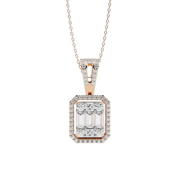#CNP03 Solitaire Nature Diamond Necklaces