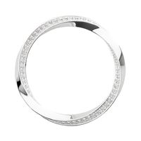 #CR11 Twist Eternity Diamond Ring