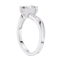 #CR14 Radiant Solitaire Ring