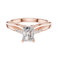 #CR14 Radiant Solitaire Ring