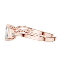 #CR14 Radiant Solitaire Ring