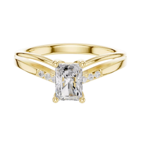 #CR14 Radiant Solitaire Ring
