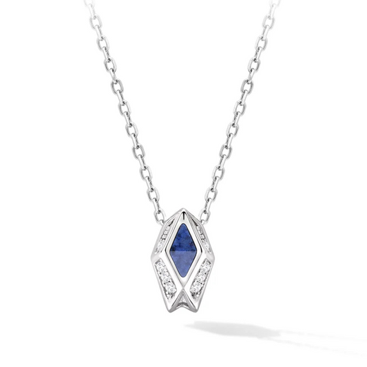 Dumortierite sapphire Celestium Mini Necklace