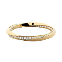 #CR11 Twist Eternity Diamond Ring