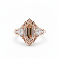 #98 Briar Rose Starlight Diamond Rings