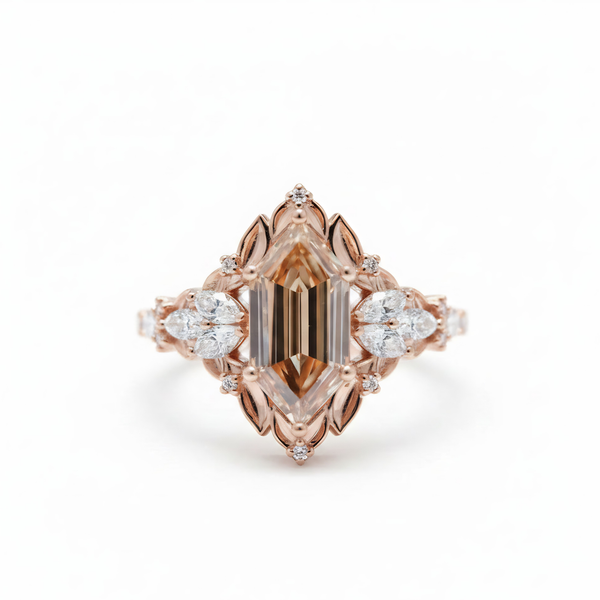 #98 Briar Rose Starlight Diamond Rings