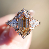 #98 Briar Rose Starlight Diamond Rings