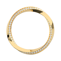 #CR11 Twist Eternity Diamond Ring