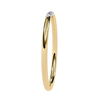 #CR16 Classic Five-Stone Petite Natural Diamond Ring