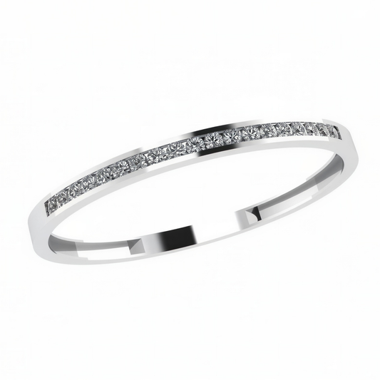 #B37 3-Carat Channel-Set Hinged Diamond Bracelets