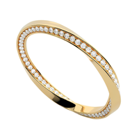 #CR11 Twist Eternity Diamond Ring