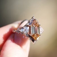 #98 Briar Rose Starlight Diamond Rings
