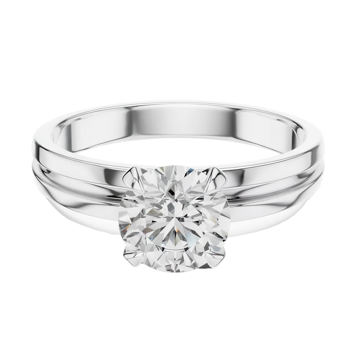 #CR17 Mono Solitaire Diamond Ring