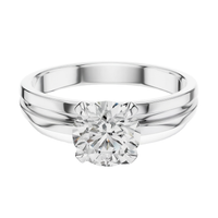 #CR17 Mono Solitaire Diamond Ring