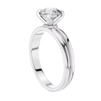 #CR17 Mono Solitaire Diamond Ring