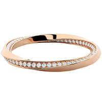 #CR11 Twist Eternity Diamond Ring