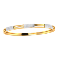 #B40 Triple-Row Interlace Diamond Bracelet