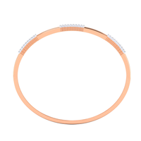 #B40 Triple-Row Interlace Diamond Bracelet