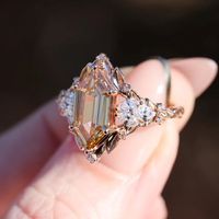 #98 Briar Rose Starlight Diamond Rings