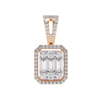 #CNP03 Solitaire Nature Diamond Necklaces