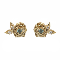 #303 Alexandrite Rose Studs