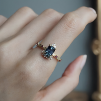 #94 Mystique of the Nile Metallic Spinel & Ruby Ring