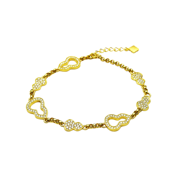 Pure Gold CZ Bangle Bracelet SZ0000534