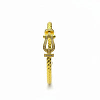 Pure Gold CZ Bangle Bracelet SZ0000518