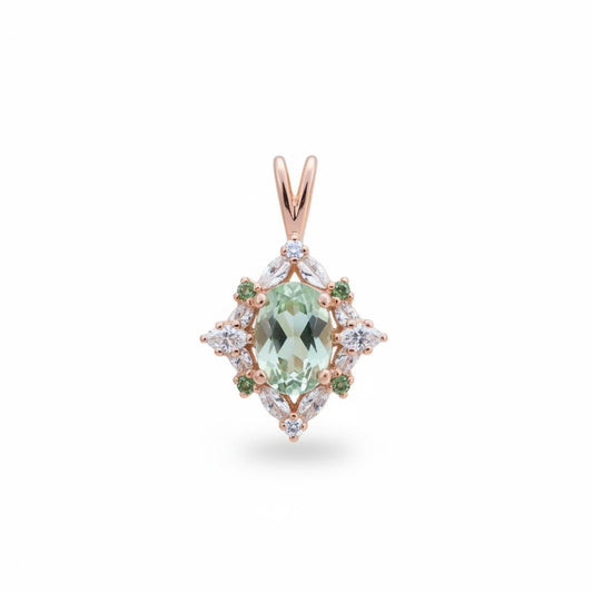 #505 18K Rose Gold Woodland necklace