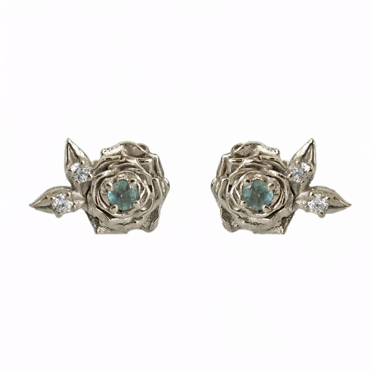#303 Alexandrite Rose Studs