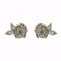 #303 Alexandrite Rose Studs