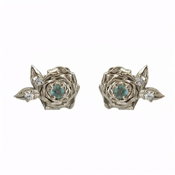 #303 Alexandrite Rose Studs