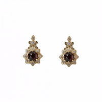 #305 Garnet Heir Studs